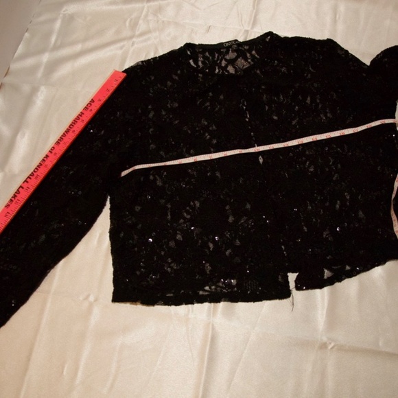 Onyx Nite Lace Jacket Cardigan - Picture 3 of 10